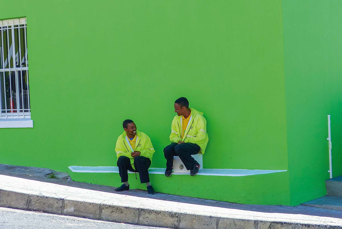 Zwei Arbeiter in Bo Kaap ©Liane Merbeck